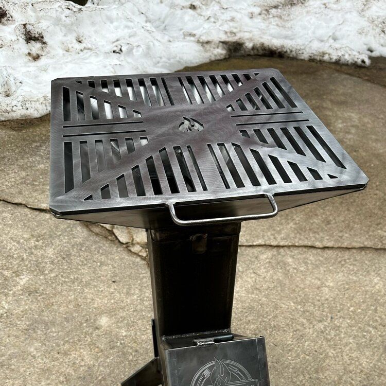 Grill Top Attachment for Rocket Stove