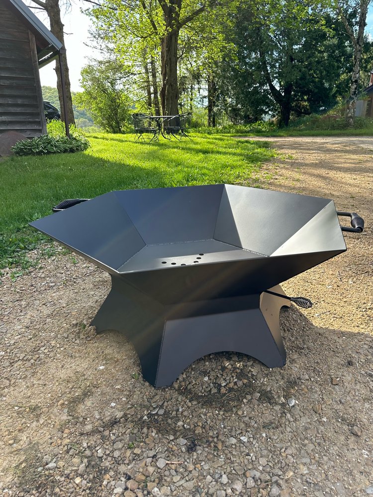 36” Hexagon Low-Profile Firepit