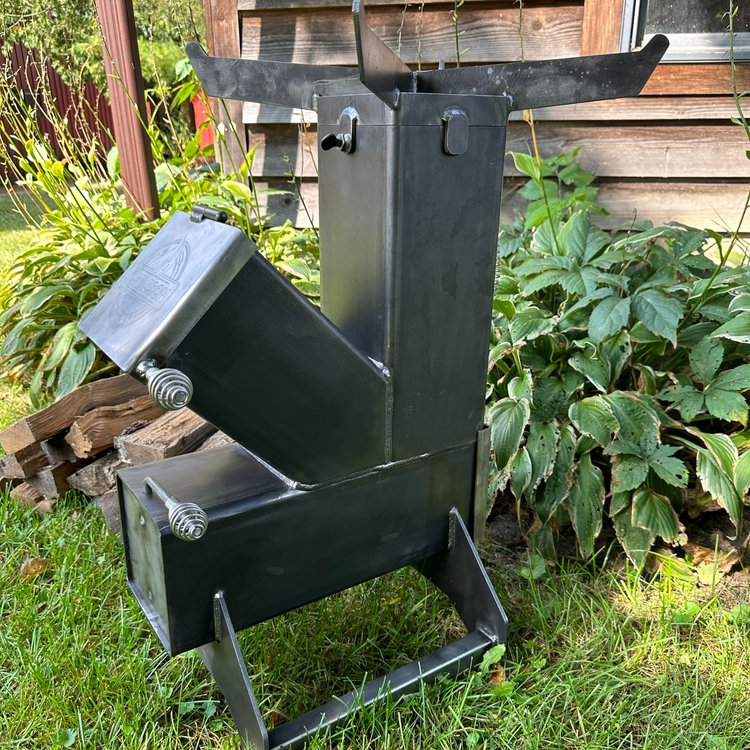 6 inch rocket stove