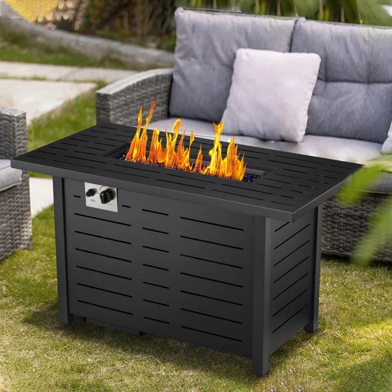 round propane fire pit