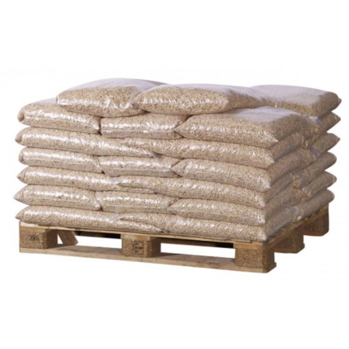 Bags of Wood Pellets