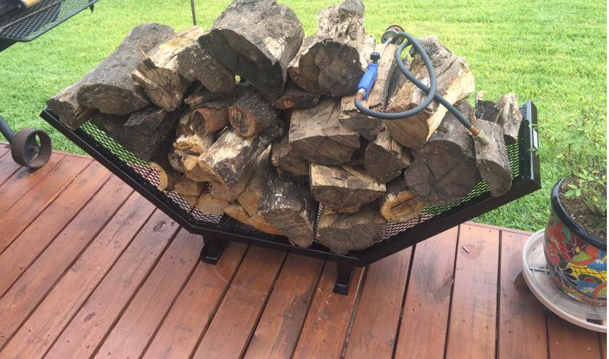 1/8th Cord Firewood Rack