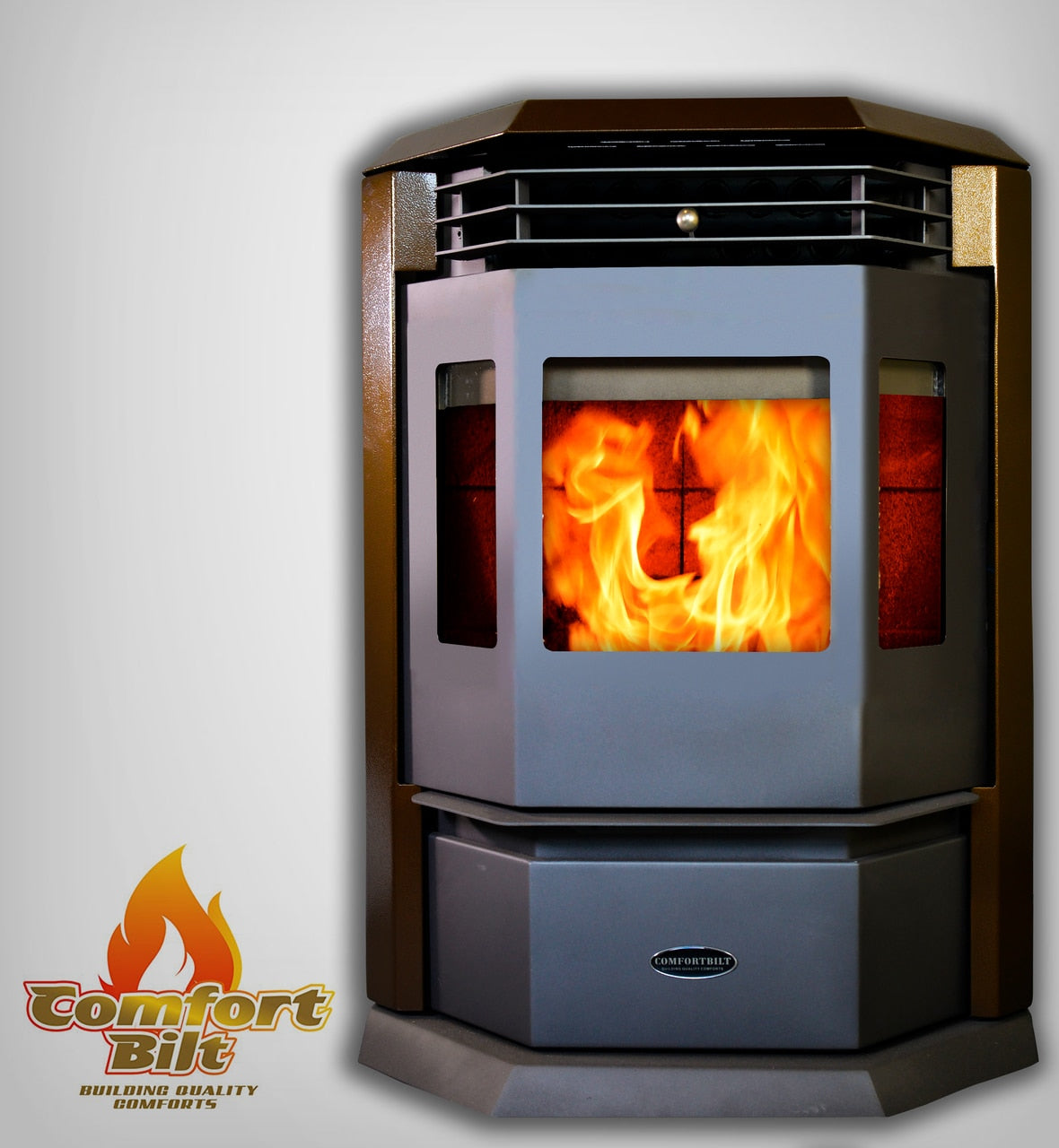 ComfortBilt HP22 Pellet Stove Golden Brown